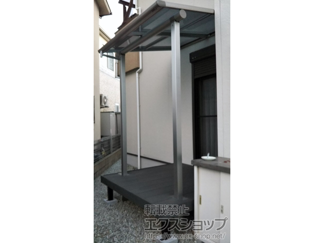 兵庫県加古川市ののテラス屋根 ヴェクターテラス Ｆ型 テラスタイプ 単体 積雪〜20cm対応 施工例