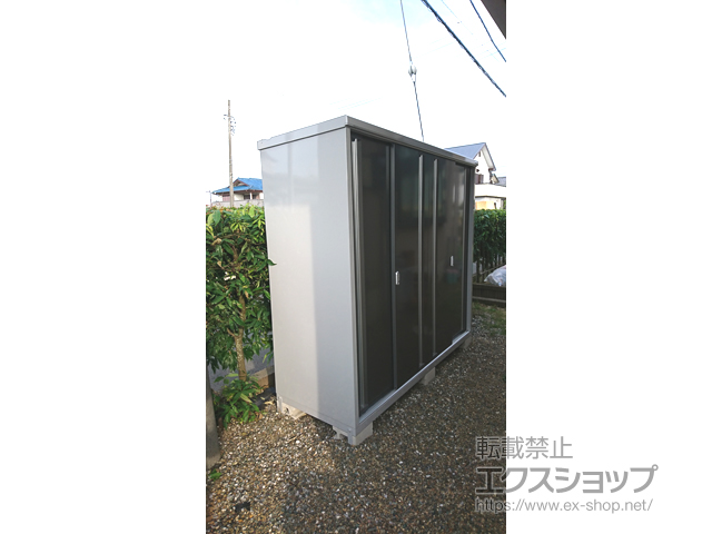 茨城県土浦市のの物置・屋外倉庫 シンプリー 一般型 2160×755×1903 MJX-217E-P-PG 施工例