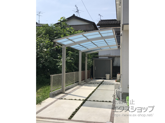 高知県高知市ののカーポート レイナポートグラン 延長　積雪〜20cm対応 施工例