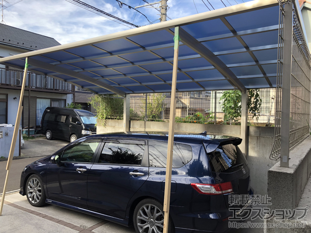 東京都町田市ののカーポート レイナポートグラン　積雪〜20cm対応 施工例