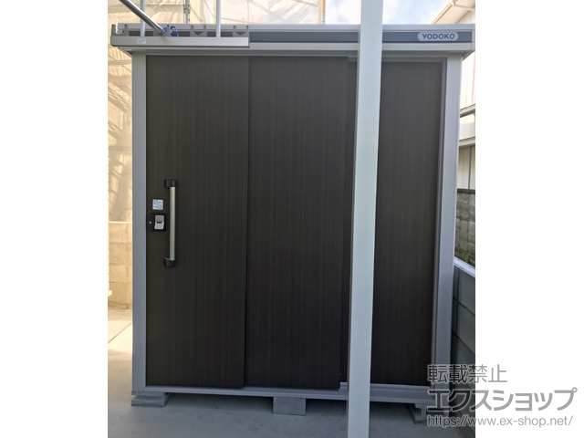 徳島県徳島市のの物置・屋外倉庫 エルモ 一般型 1870×1520×2120 LMD-1815-DW 施工例