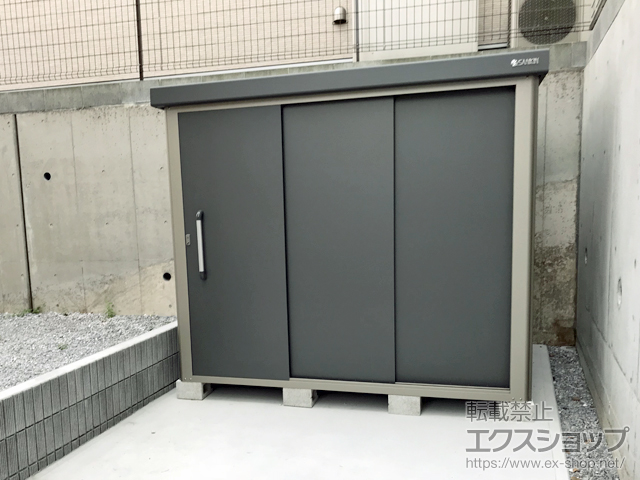 神奈川県横浜市のの物置・屋外倉庫 エスケーエイト SK8-100 一般型 2200×1600×1940 SK8-100-GK 施工例