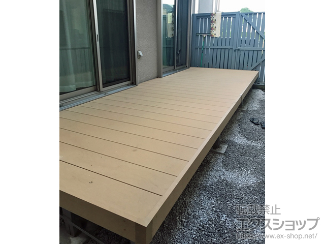 千葉県柏市ののウッドデッキ リウッドデッキ 200 施工例