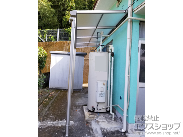 大分県由布市ののテラス屋根 ヴェクターテラス F型 テラスタイプ 単体 積雪〜20cm対応 施工例