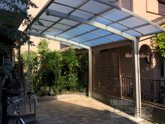 東京都練馬区のの手すり パルトナーUDフェンス1型(手すり) 自立タイプ 笠木1段仕様*アルミ笠木 施工例