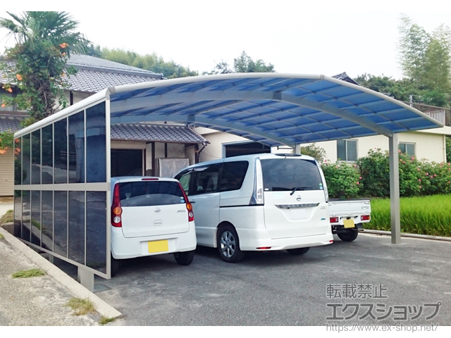 岡山県倉敷市ののカーポート レイナトリプルポートグラン　積雪〜20cm対応 施工例