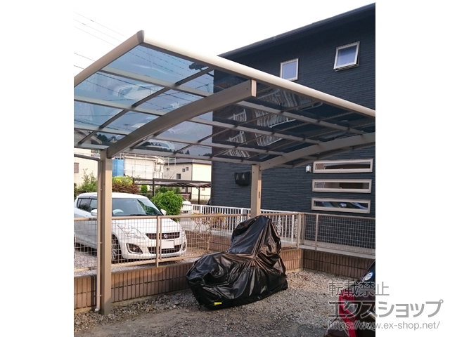 栃木県佐野市ののカーポート レイナポートグラン　積雪〜20cm対応 施工例