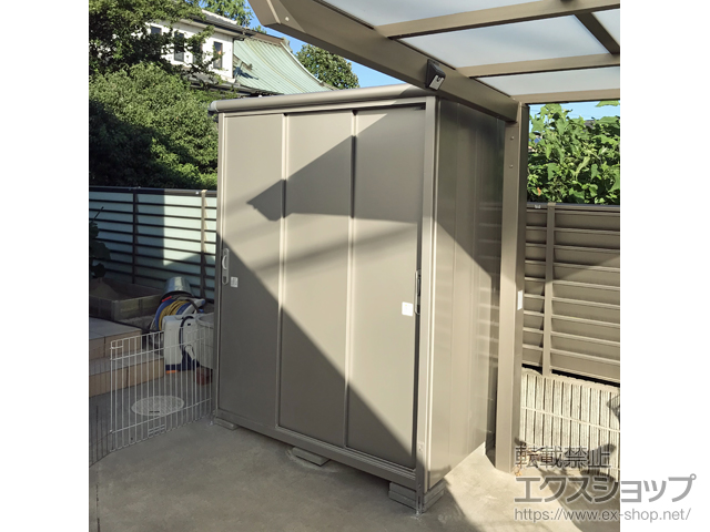 茨城県古河市のの物置・屋外倉庫 エスモ 一般型 1497×900×1959（ESE-1509A） ESE-1509A-SS 施工例