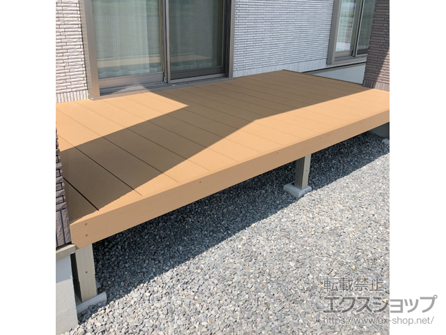 長崎県大村市ののウッドデッキ リウッドデッキ 200 施工例