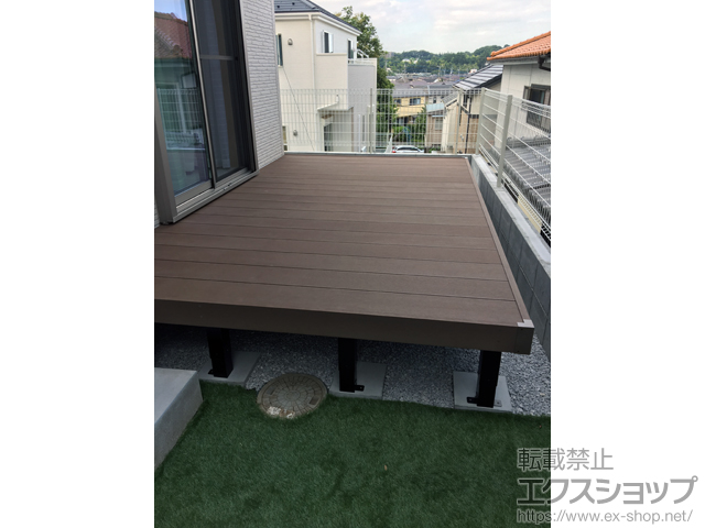 東京都町田市ののウッドデッキ マージウッドデッキ 施工例