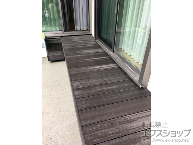 京都府宇治市ののウッドデッキ 樹ら楽ステージ 木彫 施工例