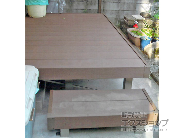 兵庫県姫路市ののウッドデッキ マージウッドデッキ 施工例