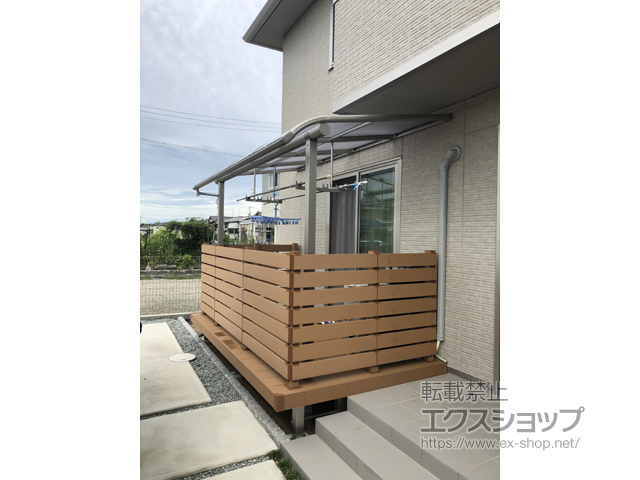 奈良県磯城郡川西町ののウッドデッキ マージウッドデッキ 施工例