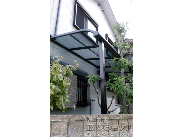 京都府京田辺市ののテラス屋根 ヴェクターテラス R型 テラスタイプ 単体 積雪〜20cm対応 施工例