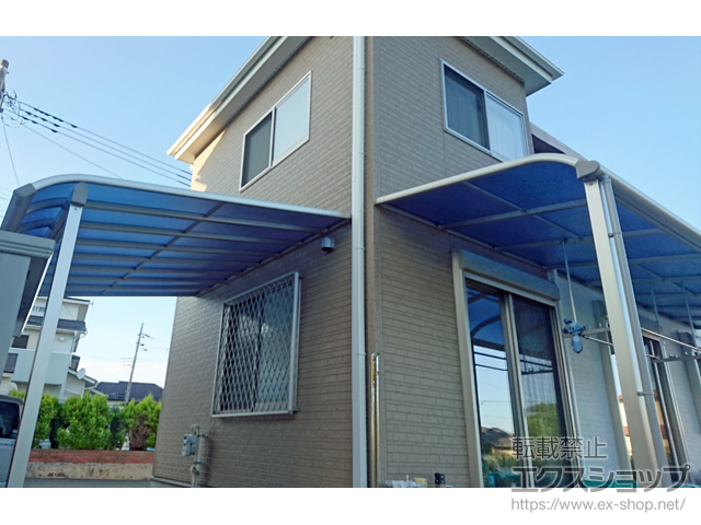 茨城県高萩市ののテラス屋根 ヴェクターテラス R型 テラスタイプ 単体 積雪〜20cm対応 施工例