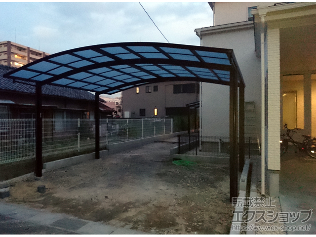 愛知県一宮市ののカーポート レイナツインポートグラン　積雪〜20cm対応 施工例