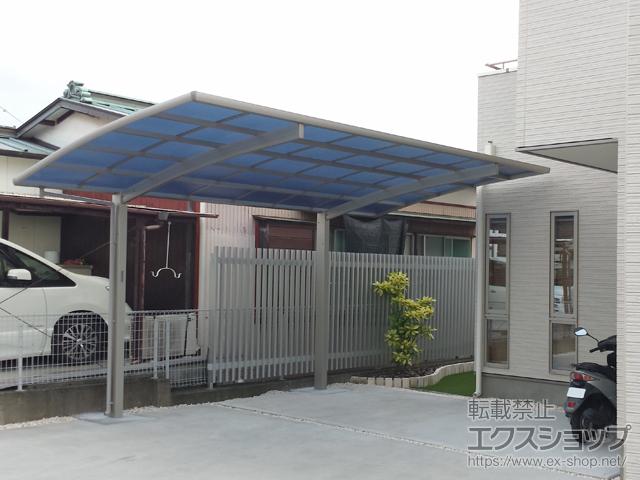 静岡県伊東市ののカーポート レイナポートグラン　積雪〜20cm対応 施工例