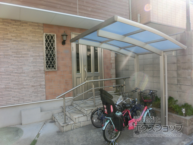 大阪府藤井寺市ののサイクルポート・駐輪場 レイナポートグランミニ 積雪〜20cm対応 施工例