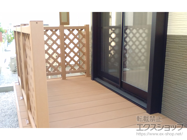 東京都東村山市ののウッドデッキ マージウッドデッキ 施工例