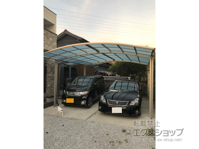 愛知県豊川市ののサイクルポート・駐輪場 レイナポートグランミニ 積雪〜20cm対応 施工例