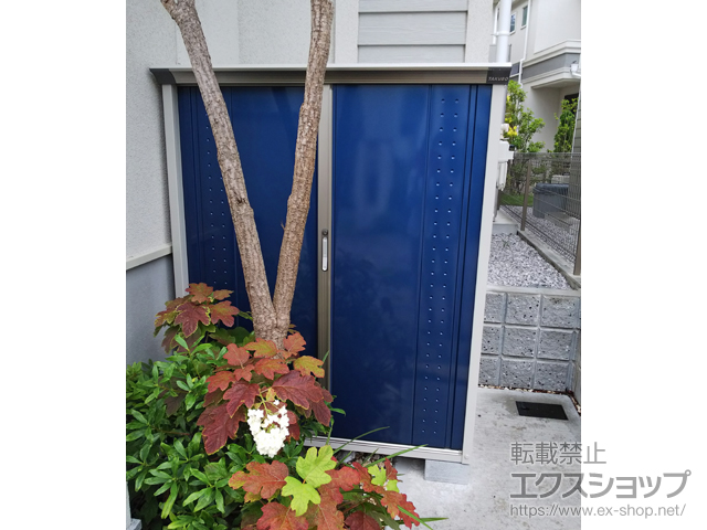 神奈川県茅ヶ崎市のの物置・屋外倉庫 グランプレステージジャンプ 1304×900×1600 GP-139B-T-DB 施工例