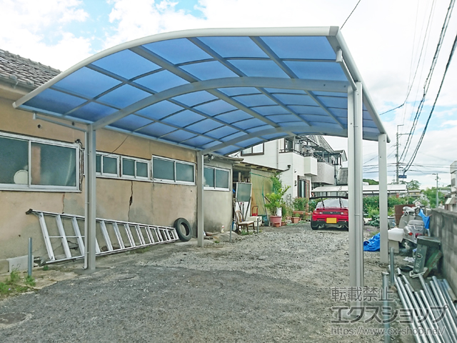 奈良県北葛城郡広陵町ののカーポート レイナツインポートグラン　積雪〜20cm対応 施工例