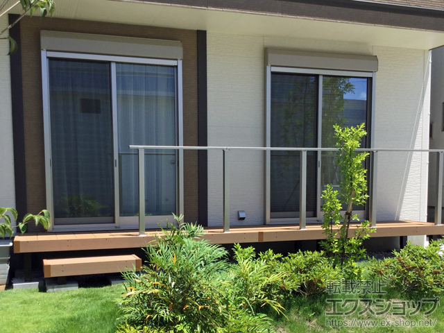 千葉県木更津市ののウッドデッキ リウッドデッキ 200 施工例