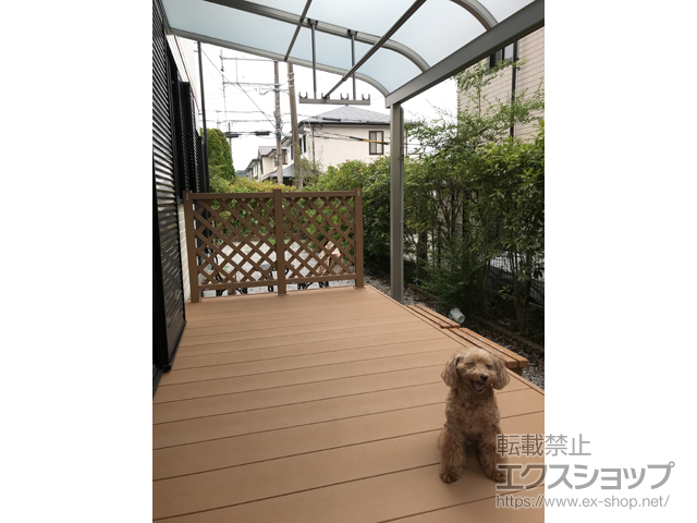 宮崎県宮崎市ののテラス屋根 ヴェクターテラス R型 テラスタイプ 単体 積雪〜20cm対応 施工例