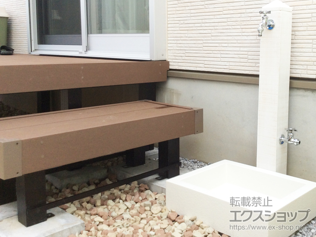 神奈川県南足柄市ののウッドデッキ リウッドデッキ 200 施工例