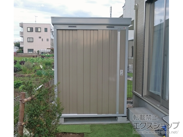 東京都東久留米市のの物置・屋外倉庫 ネクスタ 一般型 1530×1370×2020 NXN-20S-MB 施工例