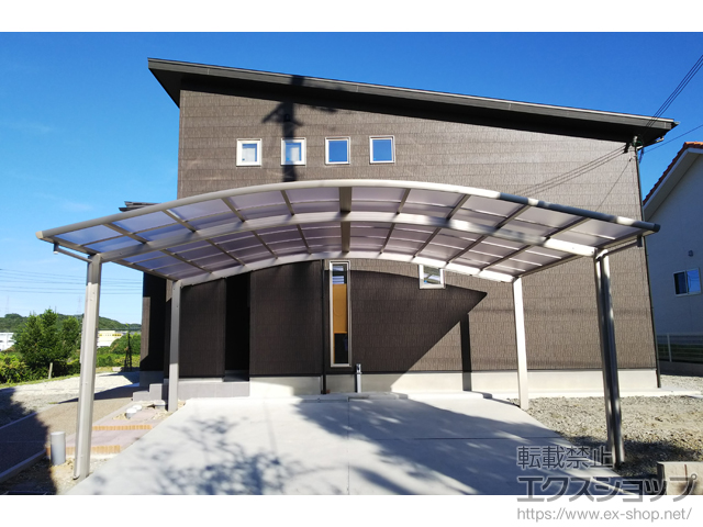 兵庫県加東市ののカーポート レイナツインポートグラン　積雪〜20cm対応 施工例