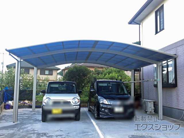 兵庫県赤穂郡上郡町ののカーポート レイナツインポートグラン　積雪〜20cm対応 施工例