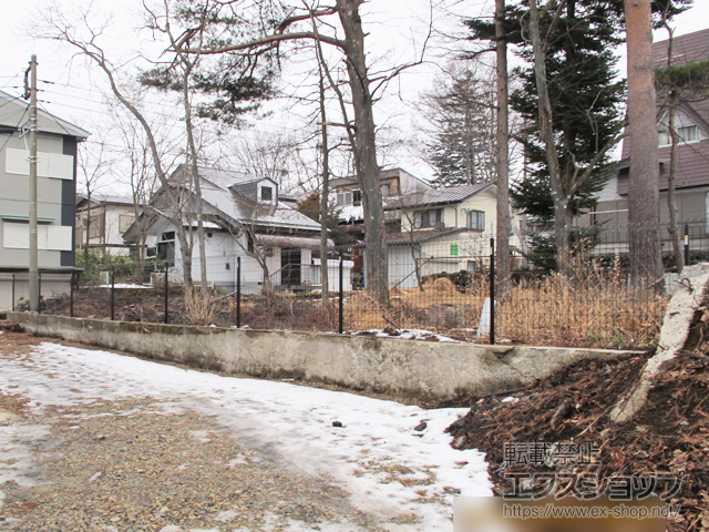 群馬県吾妻郡草津町ののフェンス・柵 イーネットフェンス1F型 自由柱タイプ 施工例