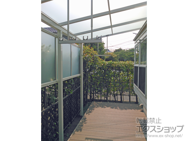 神奈川県藤沢市ののテラス屋根 ヴェクターテラス F型 テラスタイプ 単体 積雪〜20cm対応 施工例