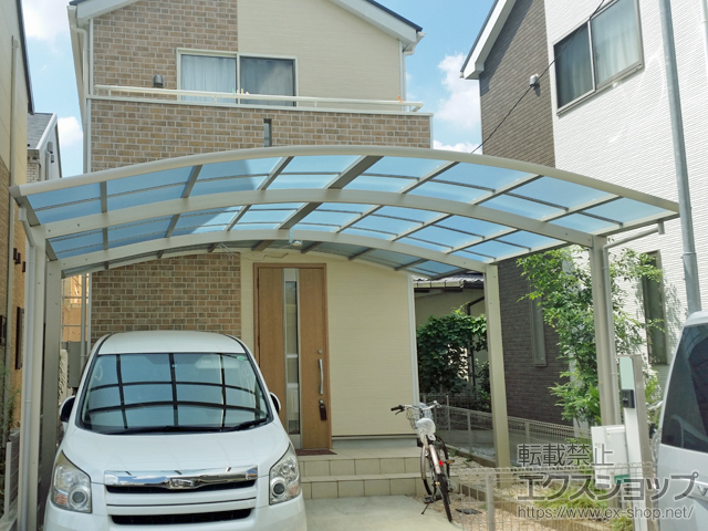 東京都狛江市ののカーポート レイナツインポートグラン　積雪〜20cm対応 施工例