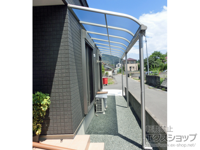 熊本県上益城郡御船町ののテラス屋根 ヴェクターテラス R型 テラスタイプ 連棟 積雪〜20cm対応 施工例