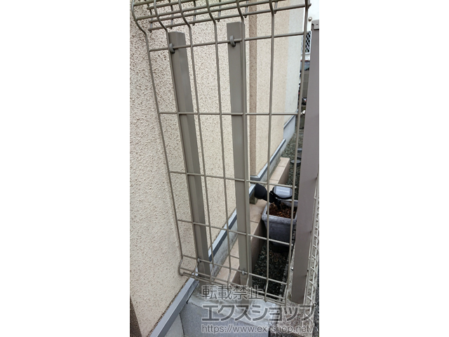 神奈川県横浜市ののフェンス・柵 ハイグリッドフェンス11型 フリーポールタイプ 施工例