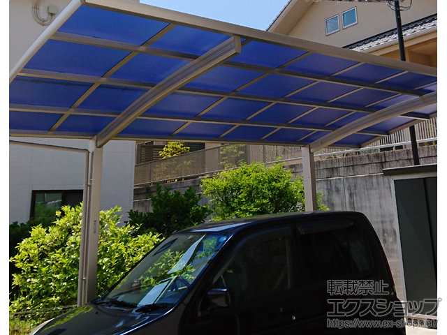 広島県呉市ののカーポート レイナポートグラン　積雪〜20cm対応 施工例