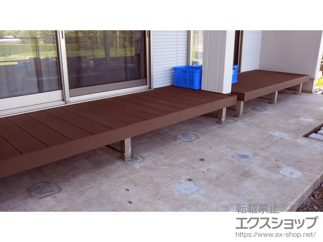 鹿児島県出水郡長島町ののウッドデッキ リウッドデッキ 200 施工例