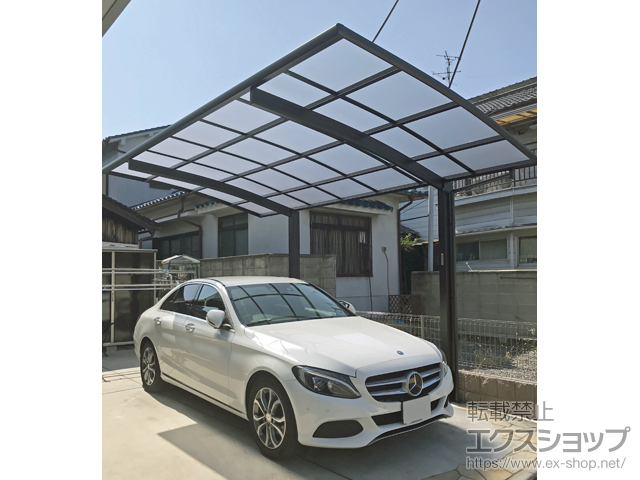 大阪府松原市ののカーポート レイナポートグラン　積雪〜20cm対応 施工例