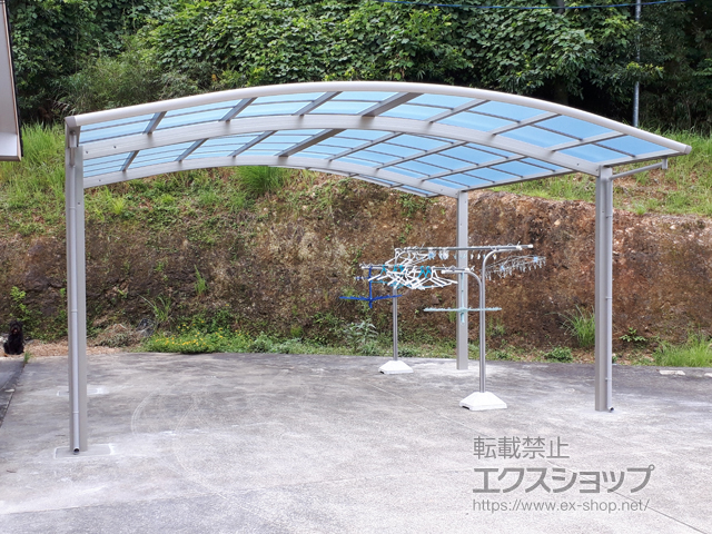 宮崎県東臼杵郡美郷町ののカーポート レイナツインポートグラン　積雪〜20cm対応 施工例