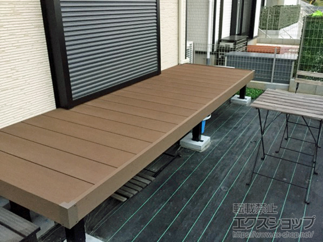 埼玉県入間市ののウッドデッキ マージウッドデッキ 施工例