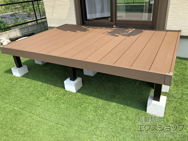 熊本県菊池郡菊陽町ののウッドデッキ リウッドデッキ 200 施工例