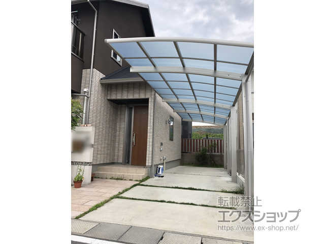 兵庫県赤穂市ののカーポート レイナポートグラン 縦連棟　積雪〜20cm対応 施工例