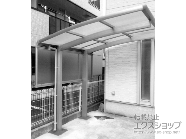 東京都八王子市ののサイクルポート・駐輪場 プレシオスポート ミニ 積雪〜20cm対応 施工例