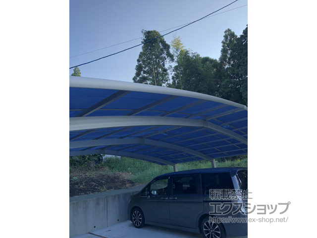 熊本県菊池郡菊陽町ののカーポート レイナトリプルポートグラン　積雪〜20cm対応 施工例