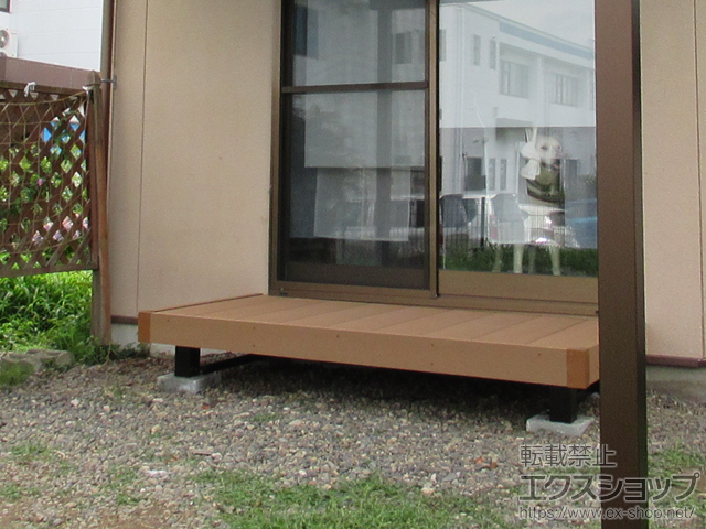 福島県いわき市ののウッドデッキ リウッドデッキ 200 施工例