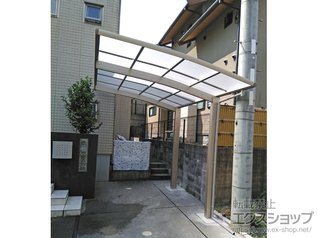 滋賀県栗東市ののカーポート プレシオスポート 積雪〜20cm対応 施工例