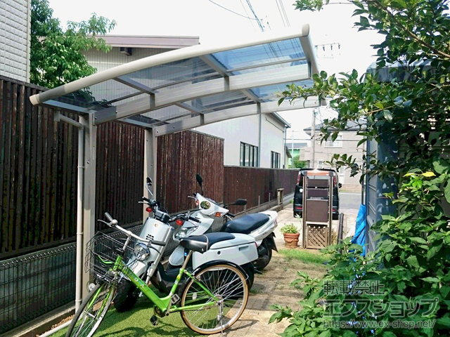 千葉県野田市ののサイクルポート・駐輪場 レイナポートグランミニ 積雪〜20cm対応 施工例