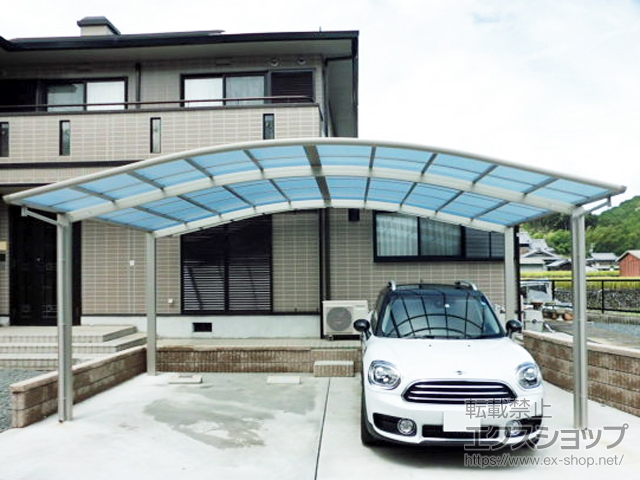 三重県多気郡多気町ののカーポート レイナツインポートグラン　積雪〜20cm対応 施工例